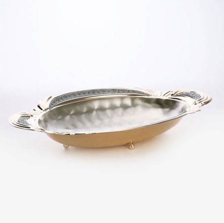 AR0068-Gold Plated Oval Bowl Main Image